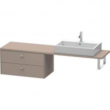 Duravit BR512904343 - Duravit Brioso Low Cabinet for Console  Basalt Matte
