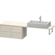 Duravit BR512909191 - Duravit Brioso Low Cabinet for Console  Taupe Matte