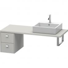 Duravit BR513501007 - Duravit Brioso Low Cabinet for Console  Concrete Gray Matte
