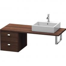 Duravit BR513601053 - Duravit Brioso Low Cabinet for Console  Chestnut Dark