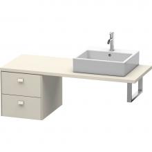 Duravit BR513609191 - Duravit Brioso Low Cabinet for Console  Taupe Matte
