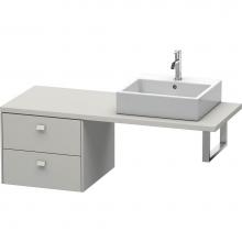Duravit BR513700707 - Duravit Brioso Low Cabinet for Console  Concrete Gray Matte