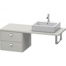 Duravit BR513701007 - Duravit Brioso Low Cabinet for Console  Concrete Gray Matte