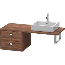 Duravit BR513701021 - Duravit Brioso Low Cabinet for Console  Dark Walnut
