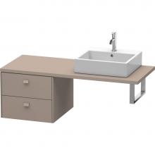 Duravit BR513704343 - Duravit Brioso Low Cabinet for Console  Basalt Matte