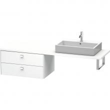 Duravit BR513901018 - Duravit Brioso Low Cabinet for Console  White Matte