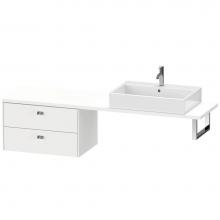 Duravit BR514801018 - Duravit Brioso Low Cabinet for Console  White Matte