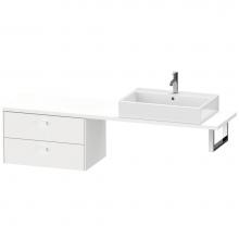 Duravit BR514801818 - Duravit Brioso Low Cabinet for Console  White Matte