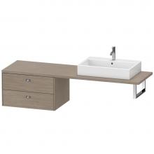 Duravit BR515901031 - Duravit Brioso Low Cabinet for Console  Pine Silver