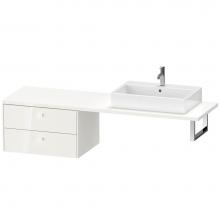 Duravit BR515902222 - Duravit Brioso Low Cabinet for Console  White High Gloss
