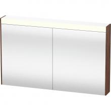 Duravit BR7104021216000 - Brioso Mirror Cabinet with Lighting Walnut Dark