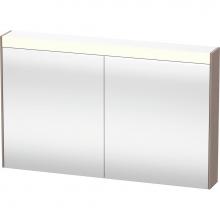Duravit BR7104043436000 - Brioso Mirror Cabinet with Lighting Basalt