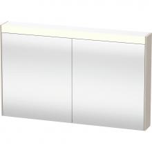 Duravit BR7104091916000 - Brioso Mirror Cabinet with Lighting Taupe