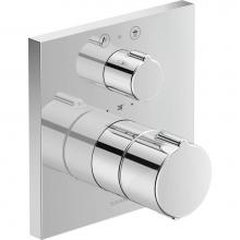 Duravit C14200013U10 - C.1 Thermostatic Shower Faucet for Concealed Installation Chrome