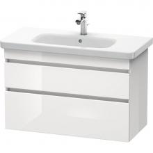 Duravit DS648207518 - Duravit DuraStyle Two Drawer Wall-Mount Vanity Unit Linen|White