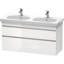 Duravit DS648600943 - Duravit DuraStyle Two Drawer Wall-Mount Vanity Unit Light Blue|Basalt