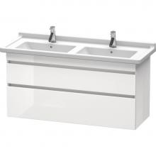 Duravit DS649009118 - Duravit DuraStyle Two Drawer Wall-Mount Vanity Unit Taupe|White