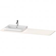 Duravit HP031HL2222 - Happy D.2 Plus Console with One Sink Cut-Out White