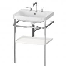 Duravit HP4835T2222 - Duravit Happy D.2 Plus C-Shaped Metal Console  White High Gloss