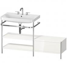 Duravit HP4852T2222 - Duravit Happy D.2 Plus C-Shaped Metal Console  White High Gloss