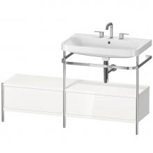 Duravit HP4857T2222 - Duravit Happy D.2 Plus C-Shaped Metal Console  White High Gloss