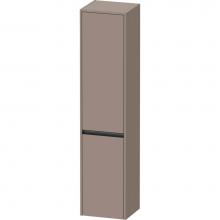 Duravit K21329L43430000 - Duravit Ketho.2 15 3/4'' x 69 1/4'' Wall Mount Linen Cabinet in Matte Basalt