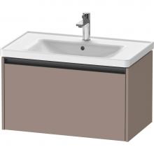 Duravit K25083043430000 - Duravit Ketho.2 30 7/8'' Wall Mount One Drawer Single Vanity Cabinet in Matte Basalt, Si