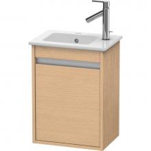 Duravit KT6417L3030 - Ketho One Door Wall-Mount Vanity Unit Natural Oak