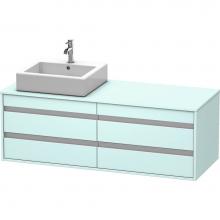 Duravit KT6657L0909 - Duravit Ketho Vanity Unit Wall-Mounted  Light Blue Matte