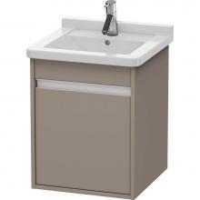 Duravit KT6662R4343 - Ketho Wall-Mount Vanity Unit Basalt