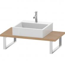 Duravit LC104C03030 - L-Cube Console with One Sink Cut-Out Natural Oak