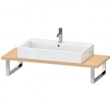 Duravit LC106C01212 - Duravit L-Cube Console with One Sink Cut-Out Brushed Oak