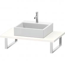 Duravit LC106C02222 - L-Cube Console with One Sink Cut-Out White