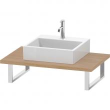 Duravit LC106C03030 - L-Cube Console with One Sink Cut-Out Natural Oak