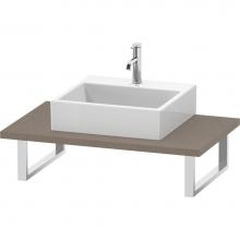Duravit LC106C07575 - L-Cube Console with One Sink Cut-Out Linen