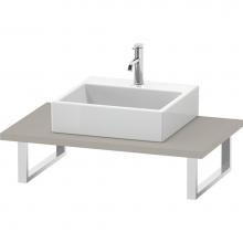 Duravit LC106C09191 - L-Cube Console with One Sink Cut-Out Taupe