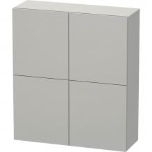 Duravit LC116700707 - Duravit L-Cube 27 1/2'' x 31 1/2'' Wall Mount Linen Cabinet in Matte Concrete