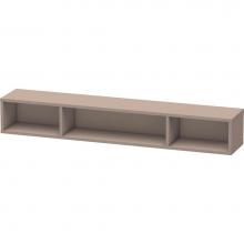 Duravit LC120004343 - L-Cube Wall Shelf with Three Compartments Basalt