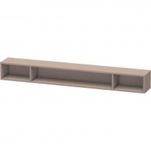 Duravit LC120104343 - L-Cube Wall Shelf with Three Compartments Basalt