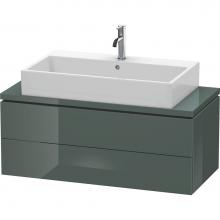Duravit LC580903838 - Duravit L-Cube Two Drawer Vanity Unit For Console Dolomite Gray