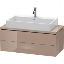 Duravit LC580908686 - Duravit L-Cube Two Drawer Vanity Unit For Console Cappuccino