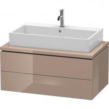 Duravit LC581808686 - Duravit L-Cube Two Drawer Vanity Unit For Console Cappuccino