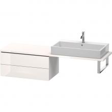 Duravit LC582908585 - L-Cube Two Drawer Low Cabinet For Console White