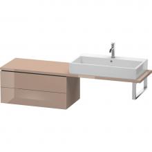 Duravit LC582908686 - Duravit L-Cube Two Drawer Low Cabinet For Console Cappuccino