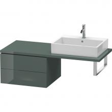Duravit LC583803838 - Duravit L-Cube Two Drawer Low Cabinet For Console Dolomite Gray