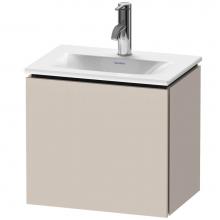 Duravit LC6133L9191 - L-Cube One Door Wall-Mount Vanity Unit Taupe