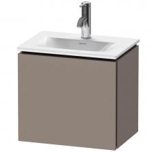 Duravit LC6133R4343 - L-Cube One Door Wall-Mount Vanity Unit Basalt