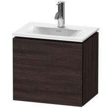 Duravit LC6133R5353 - Duravit L-Cube One Door Wall-Mount Vanity Unit Chestnut Dark