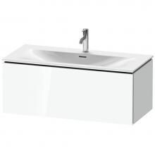 Duravit LC613808585 - L-Cube One Drawer Wall-Mount Vanity Unit White