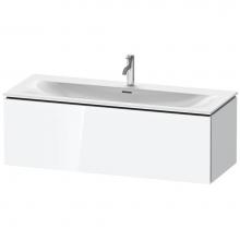 Duravit LC613908585 - L-Cube One Drawer Wall-Mount Vanity Unit White